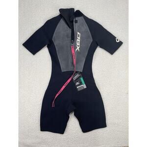 DBX SLIPPER STRETCH 3/2MM WOMENS SHORTY DIVE SUIT SIZE 8 NWT Wetsuit Scuba